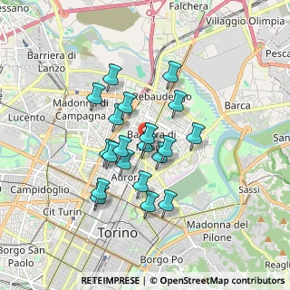 Mappa Largo Giulio Cesare, 10155 Torino TO, Italia (1.4165)