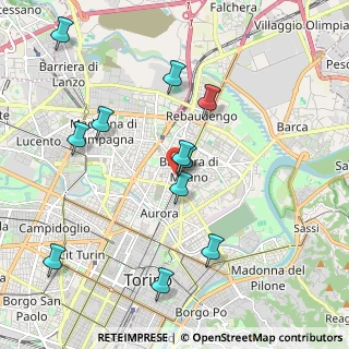 Mappa Via Leinì, 10155 Torino TO, Italia (2.09727)