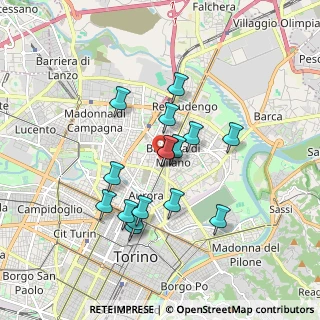 Mappa Via Sesia, 10155 Torino TO, Italia (1.505)
