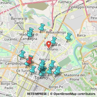 Mappa Via Sesia, 10155 Torino TO, Italia (2.2095)