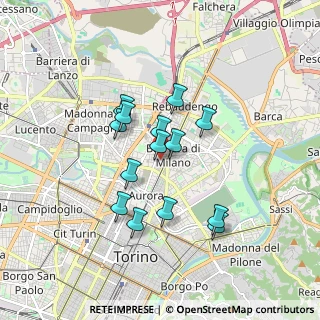 Mappa Via Sesia, 10155 Torino TO, Italia (1.42214)