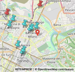 Mappa , 10154 Torino TO, Italia (2.25455)