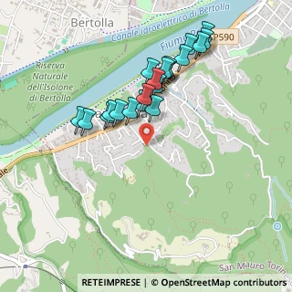 Mappa Via Canua, 10099 San Mauro Torinese TO, Italia (0.4425)