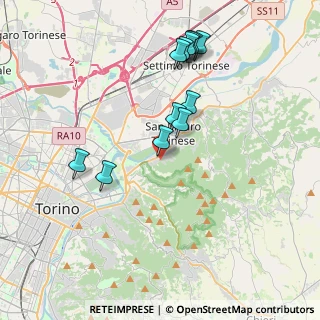 Mappa Via Canua, 10099 San Mauro Torinese TO, Italia (3.805)