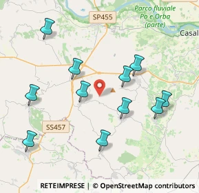 Mappa SP 34, 15020 Moncalvo AT (4.05455)