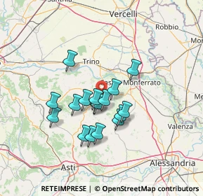 Mappa Strada Provinciale, 15020 Cereseto AL, Italia (10.51235)