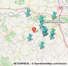 Mappa Strada Provinciale, 15020 Cereseto AL, Italia (6.36727)