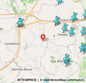 Mappa SP 34, 15020 Moncalvo AT (3.01533)
