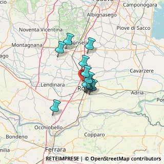 Mappa Via O. Munerati, 45100 Rovigo RO, Italia (8.15909)