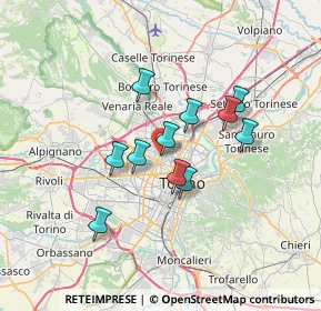 Mappa Via Pianezza, 10100 Torino TO, Italia (5.33182)