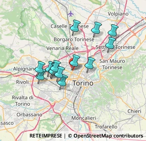 Mappa Via Pianezza, 10100 Torino TO, Italia (5.91143)