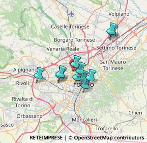 Mappa Via Pianezza, 10100 Torino TO, Italia (4.93364)