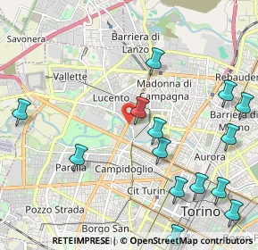 Mappa Via Pianezza, 10100 Torino TO, Italia (2.63286)