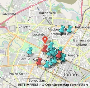 Mappa Via Pianezza, 10100 Torino TO, Italia (1.726)