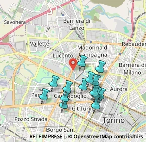Mappa Via Pianezza, 10100 Torino TO, Italia (1.71286)