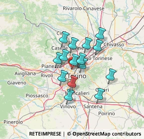 Mappa Via Pianezza, 10100 Torino TO, Italia (9.50933)