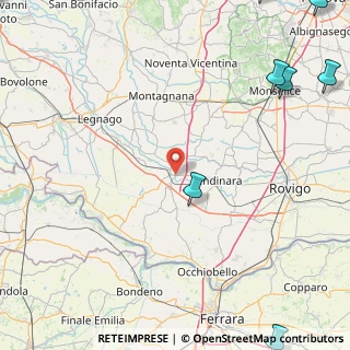 Mappa Via Martiri di Villamarzana, 45021 Badia Polesine RO, Italia (37.35)