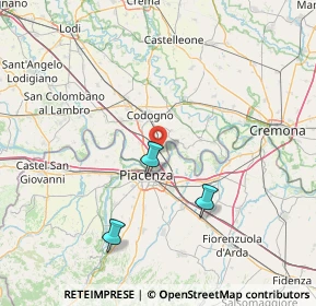 Mappa Via San Francesco, 26865 San Rocco al Porto LO, Italia (50.565)