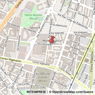 Mappa Via Cervino, 11, 10155 Torino, Torino (Piemonte)