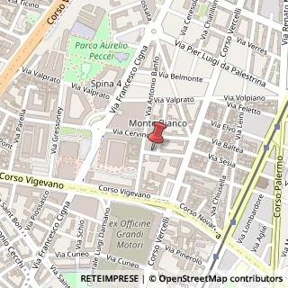 Mappa Via Courmayeur, 16/D, 10155 Torino, Torino (Piemonte)