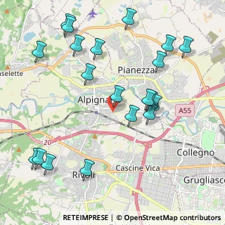 Mappa Strada Bibiana, 10091 Alpignano TO, Italia (2.428)