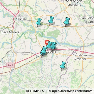 Mappa Viale Industria e Artigianato, 27049 Stradella PV, Italia (5.83636)