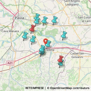 Mappa Viale Industria e Artigianato, 27049 Stradella PV, Italia (6.73286)