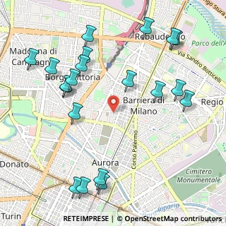 Mappa Via Goletta, 10155 Torino TO, Italia (1.2765)