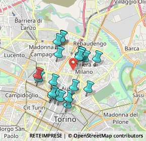 Mappa Via Courmayeur, 10155 Torino TO, Italia (1.493)