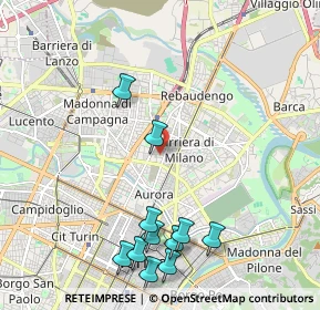 Mappa Via Courmayeur, 10155 Torino TO, Italia (2.42273)