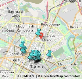 Mappa Via Courmayeur, 10155 Torino TO, Italia (2.14)