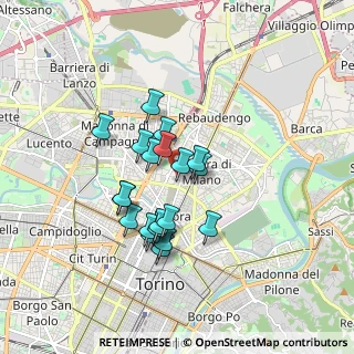 Mappa Via Goletta, 10155 Torino TO, Italia (1.4065)
