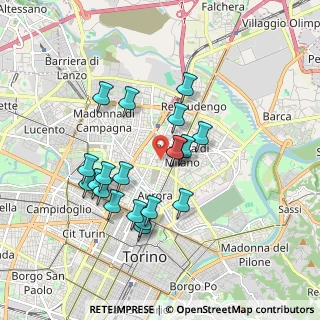 Mappa Via Goletta, 10155 Torino TO, Italia (1.627)