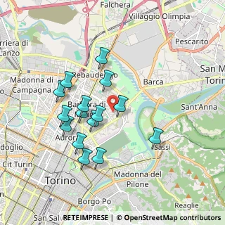 Mappa Via Luigi Pietracqua, 10154 Torino TO, Italia (1.6606666666667)