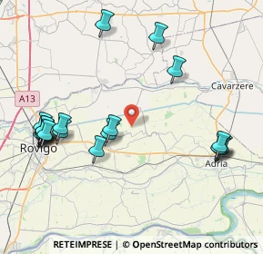 Mappa Via A. Casalini, 45010 Villadose RO, Italia (9.611)