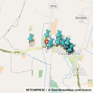 Mappa Via Cremona, 26040 Pieve D'olmi CR, Italia (0.38846)