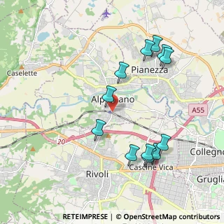 Mappa Via Nestore Delù, 10091 Alpignano TO, Italia (2.0775)