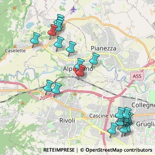 Mappa Via Nestore Delù, 10091 Alpignano TO, Italia (2.625)