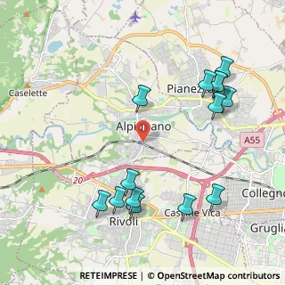 Mappa Via Nestore Delù, 10091 Alpignano TO, Italia (2.35071)