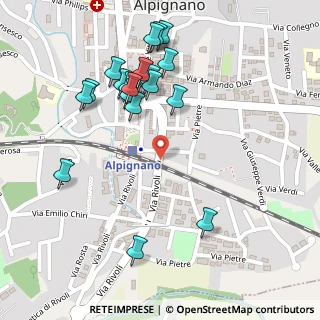 Mappa Via Nestore Delù, 10091 Alpignano TO, Italia (0.27)