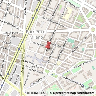 Mappa Via Santhià, 20, 10154 Torino, Torino (Piemonte)