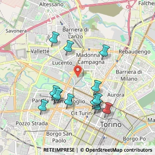 Mappa Corso Svizzera, 10142 Torino TO, Italia (2.02857)