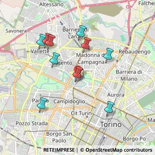Mappa Corso Svizzera, 10142 Torino TO, Italia (1.83909)