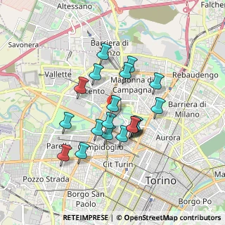 Mappa Corso Svizzera, 10142 Torino TO, Italia (1.46158)
