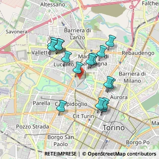 Mappa Corso Svizzera, 10142 Torino TO, Italia (1.67294)