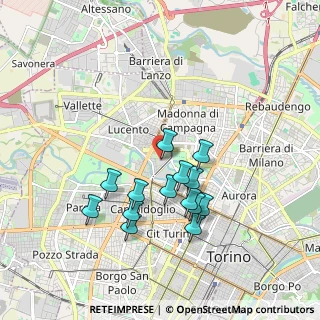 Mappa Corso Svizzera, 10142 Torino TO, Italia (1.65286)