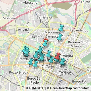 Mappa Corso Svizzera, 10142 Torino TO, Italia (1.858)