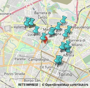 Mappa Centro Piero della Francesca, 10149 Torino TO, Italia (1.6895)