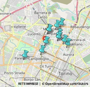 Mappa Centro Piero della Francesca, 10149 Torino TO, Italia (1.30167)