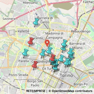 Mappa Centro Piero della Francesca, 10149 Torino TO, Italia (1.9605)